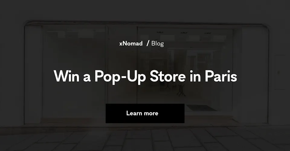 Win a Pop-Up Store in Paris