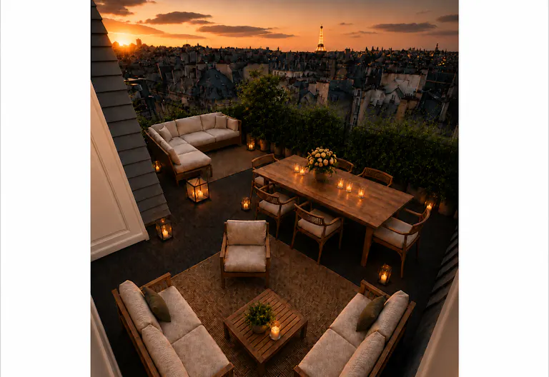 Terrasse avec vue 360 sur Paris & Appartement d'artistes - Image 3
