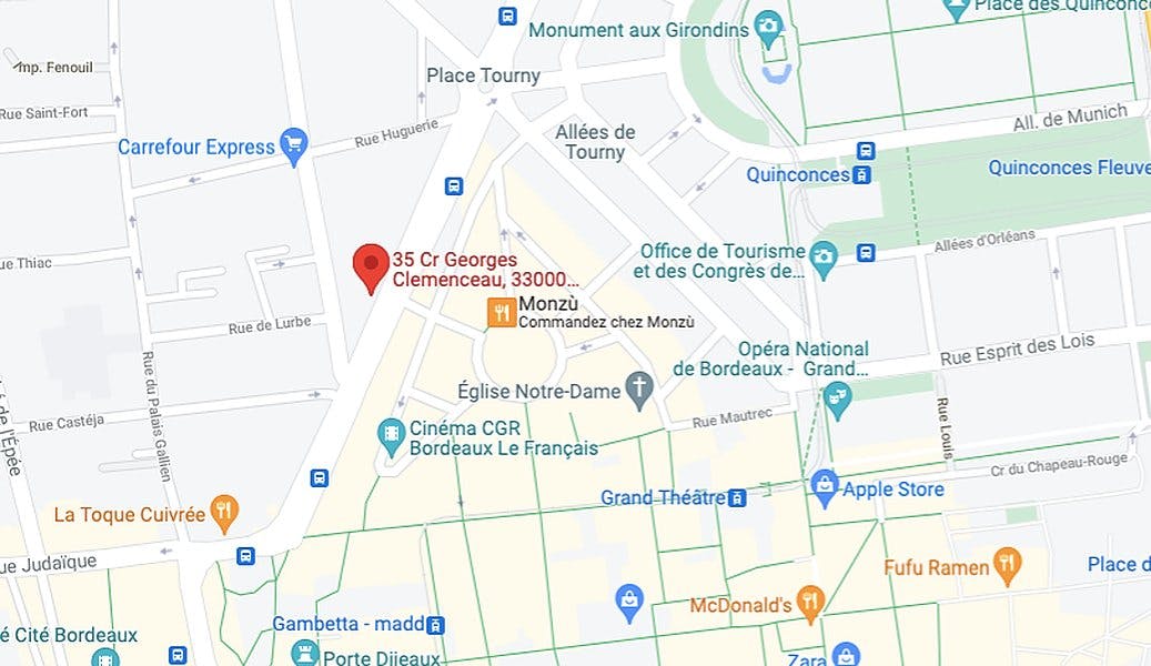 Large 375 sqm Boutique Shop for Rent in Bordeaux Downtown