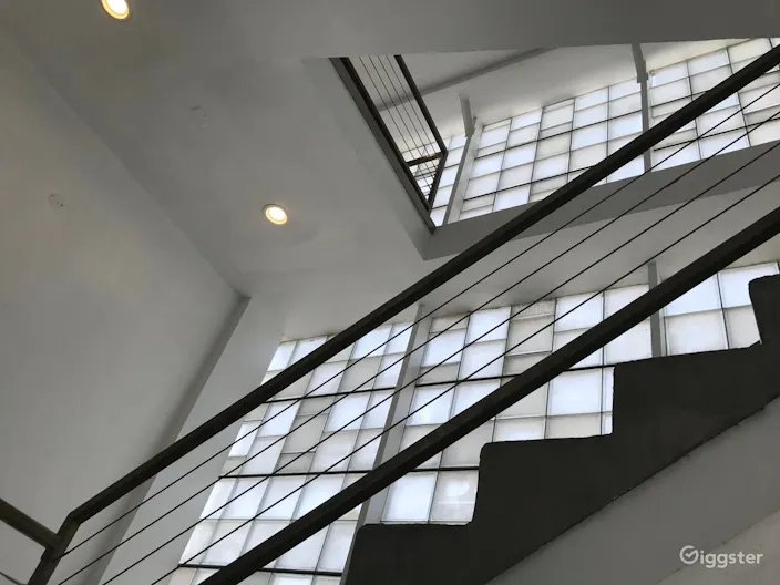 Glass-walled Staircase for Filming and Photoshoots - Image 3