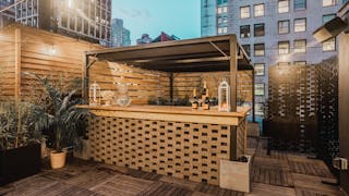 Upscale Loft on 5th with Furnished Rooftop & Fireplace, Sound System, Custom Lighting, Kitchen & Staff Provided - Image 16