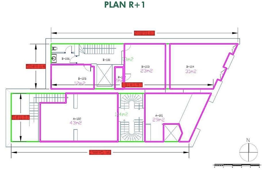 Large 375 sqm Boutique Shop for Rent in Bordeaux Downtown