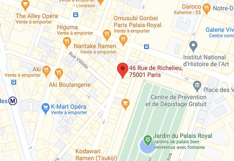 Boutique Shop Palais Royal Rue de Richelieu - Image 1