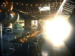 Old school Warehouse with exposed bow truss ceilings - Image 6
