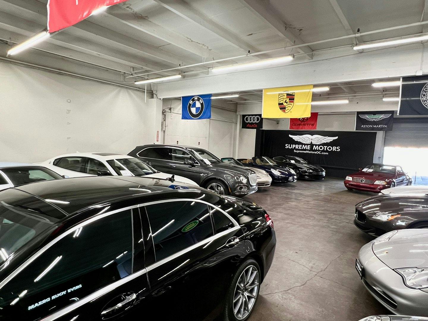 Luxury Car Dealership in Warehouse Space