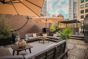 Upscale Loft on 5th with Furnished Rooftop & Fireplace, Sound System, Custom Lighting, Kitchen & Staff Provided - Image 13