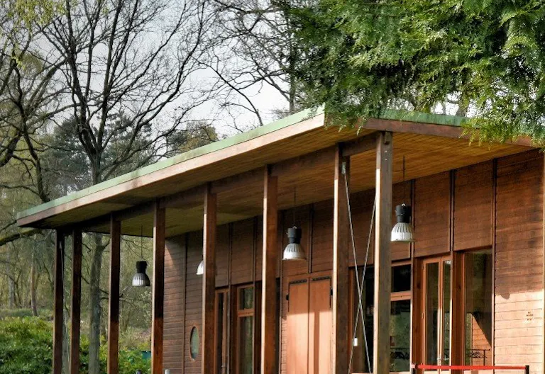 Bâtiment contemporain en bois idéal pour les lancements de produits et les expositions - Image 3