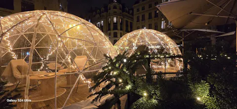 Tente Pop-up 4m2 sur terrasse éphémère d'hiver - Image 0