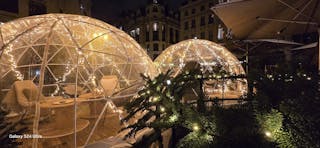 Tente Pop-up 4m2 sur terrasse �ph�m�re d'hiver - Image 0