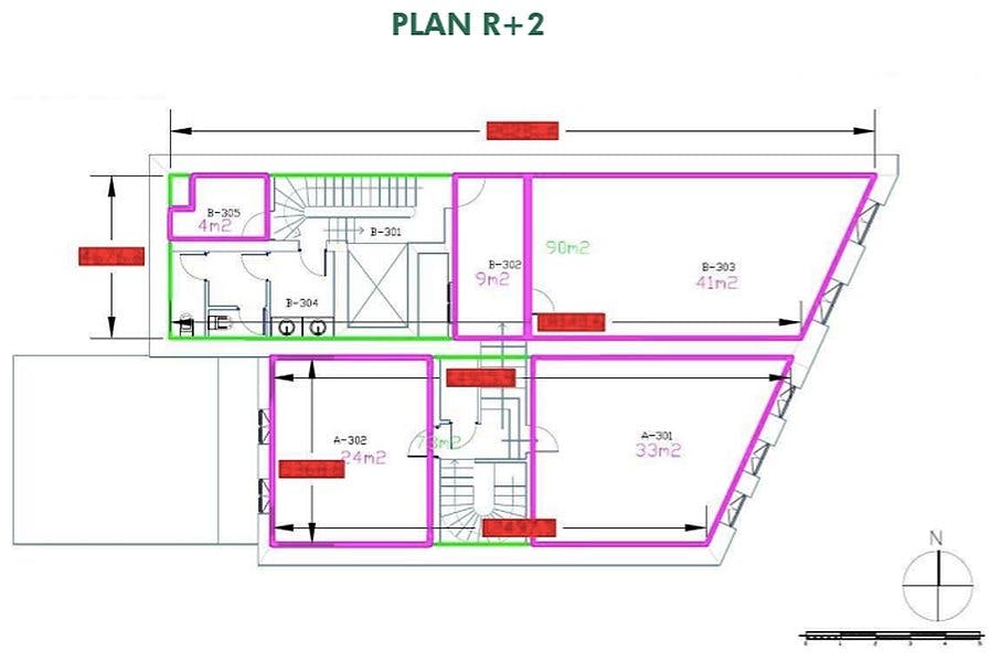 Large 375 sqm Boutique Shop for Rent in Bordeaux Downtown