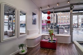 Bronx White Bar Counter Style Storefront - Image 6
