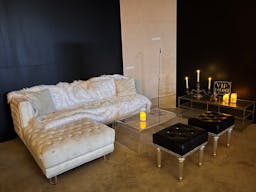 Gorgeous Space with moveable Seats and Red Velvet Curtains - Image 24