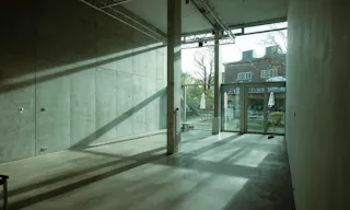 Brutalist Event & Retail Space with Rooftop and Garden - Image 1
