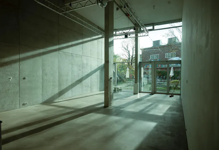 Brutalist Event & Retail Space with Rooftop and Garden - Image 1