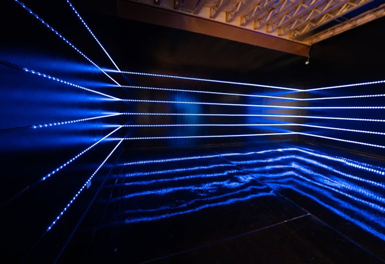 Large blackout studio with high ceilings, a Sport Bike, controllable sound synchronized RGB Lights, and RGB Tunnel for car photo and video shoots - Image 2