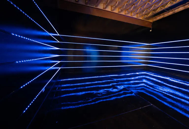 Large blackout studio with high ceilings, a Sport Bike, controllable sound synchronized RGB Lights, and RGB Tunnel for car photo and video shoots - Image 2