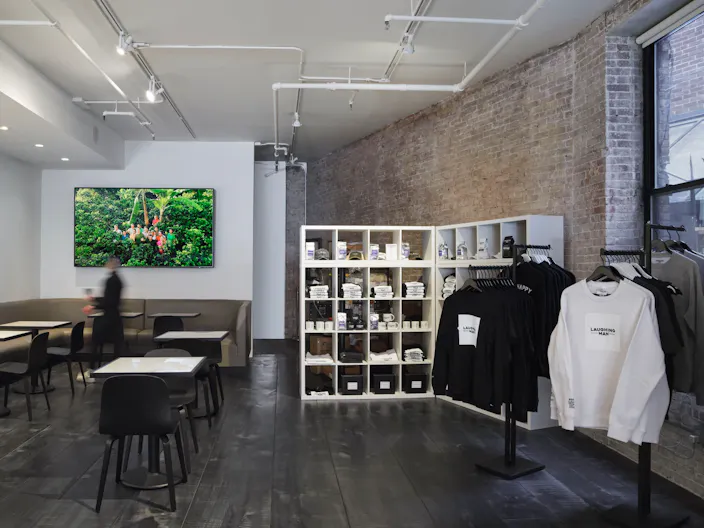 High traffic retail space in trendy Tribecca based Laughing Man Cafe - Image 1