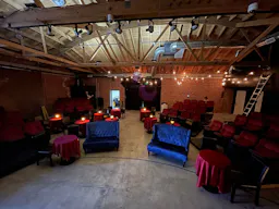 Gorgeous Space with moveable Seats and Red Velvet Curtains - Image 27
