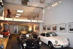 Stunning Mezzanine Lounge Overlooking Classic Car Showroom - Image 10