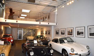 Stunning Mezzanine Lounge Overlooking Classic Car Showroom - Image 10