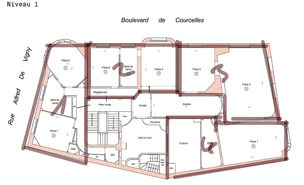 Historical Mansion for Showrooms and Events in Paris 8th
