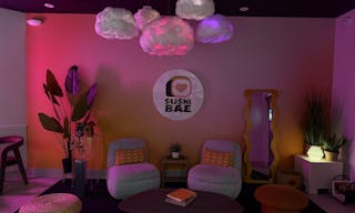 Sweet and vibrant Sushi Spot with subtle elegant aesthetics. - Image 2