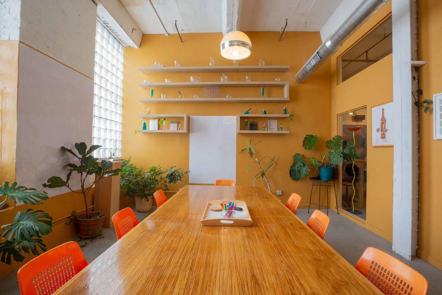 Warm Sunlit Conference Room in West Town