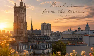 Terrasse avec vue 360 sur Paris & Appartement d'artistes - Image 0