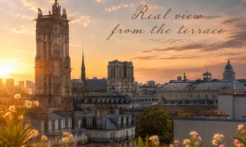 Terrasse avec vue 360 sur Paris & Appartement d'artistes - Image 0