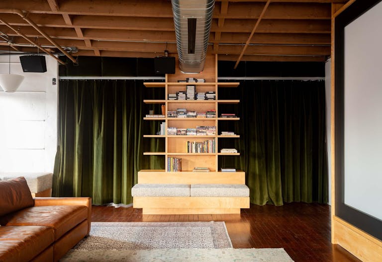 Comfortable and Chic Screening Room - Image 4