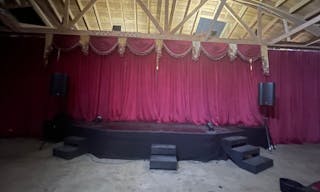 Gorgeous Space with moveable Seats and Red Velvet Curtains - Image 33