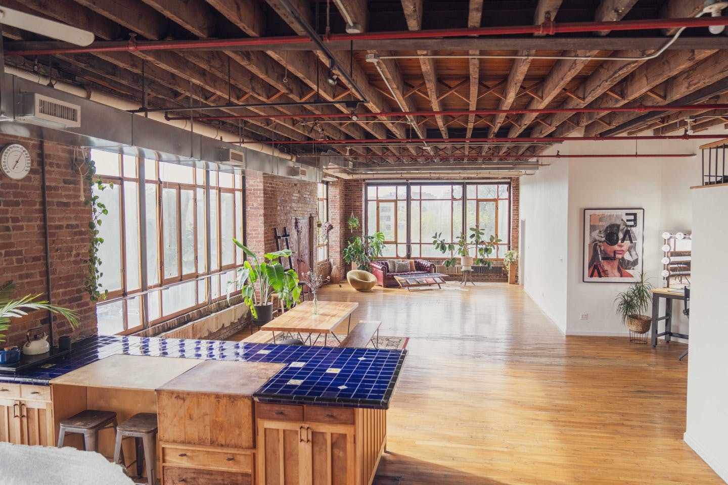 1,700 Sq Ft Industrial Corner Loft and Photo Studio in Brooklyn