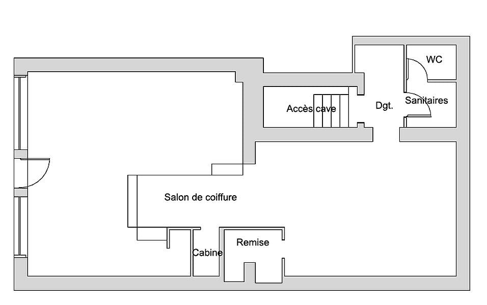 100 sqm Retail Boutique in Bordeaux Near Place des Grands Hommes