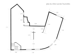 A new 100m2 open space on the corner of a beautiful "Marais" street, just behind the Place des Vosges in Paris - Image 10