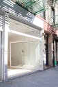 Open plan storefront, with kitchenette + spa like wetroom.  A unique NY showroom.