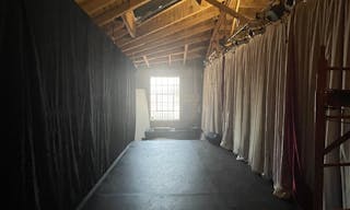 Gorgeous Space with moveable Seats and Red Velvet Curtains - Image 35