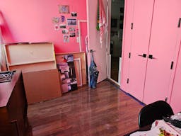 Bright pink and playful art studio with (or without!) work table/chair - Image 1