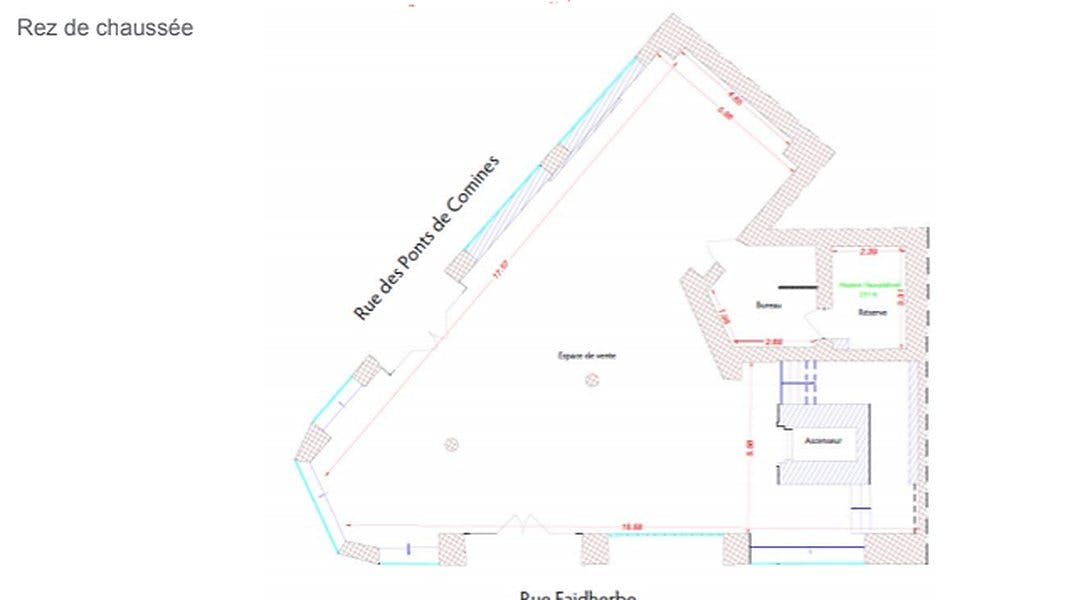 Prime Location Boutique on Rue Faidherbes, Lille