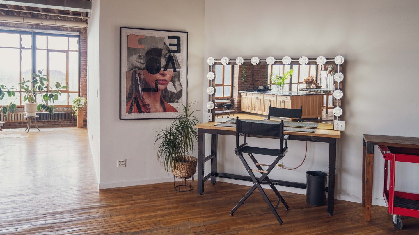 1,700 Sq Ft Industrial Corner Loft and Photo Studio in Brooklyn