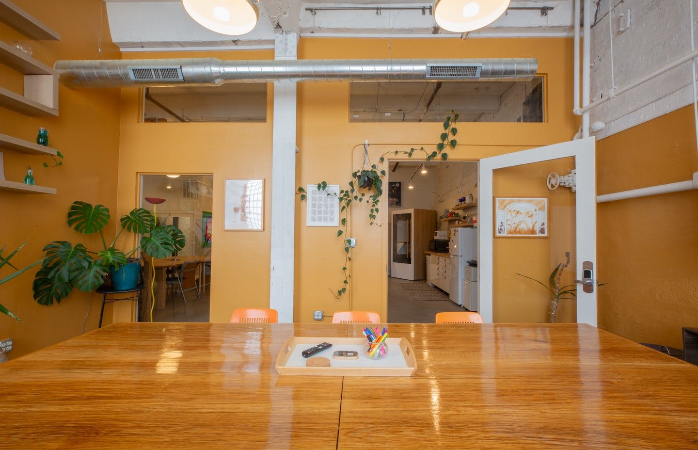 Warm Sunlit Conference Room in West Town