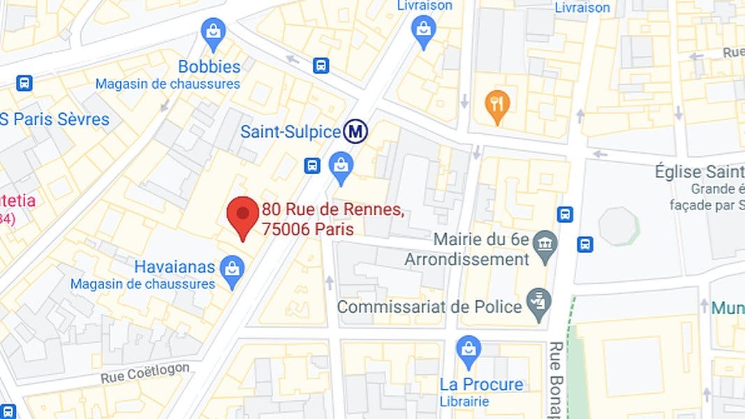 113 sqm Retail Space on Rue de Rennes, Paris