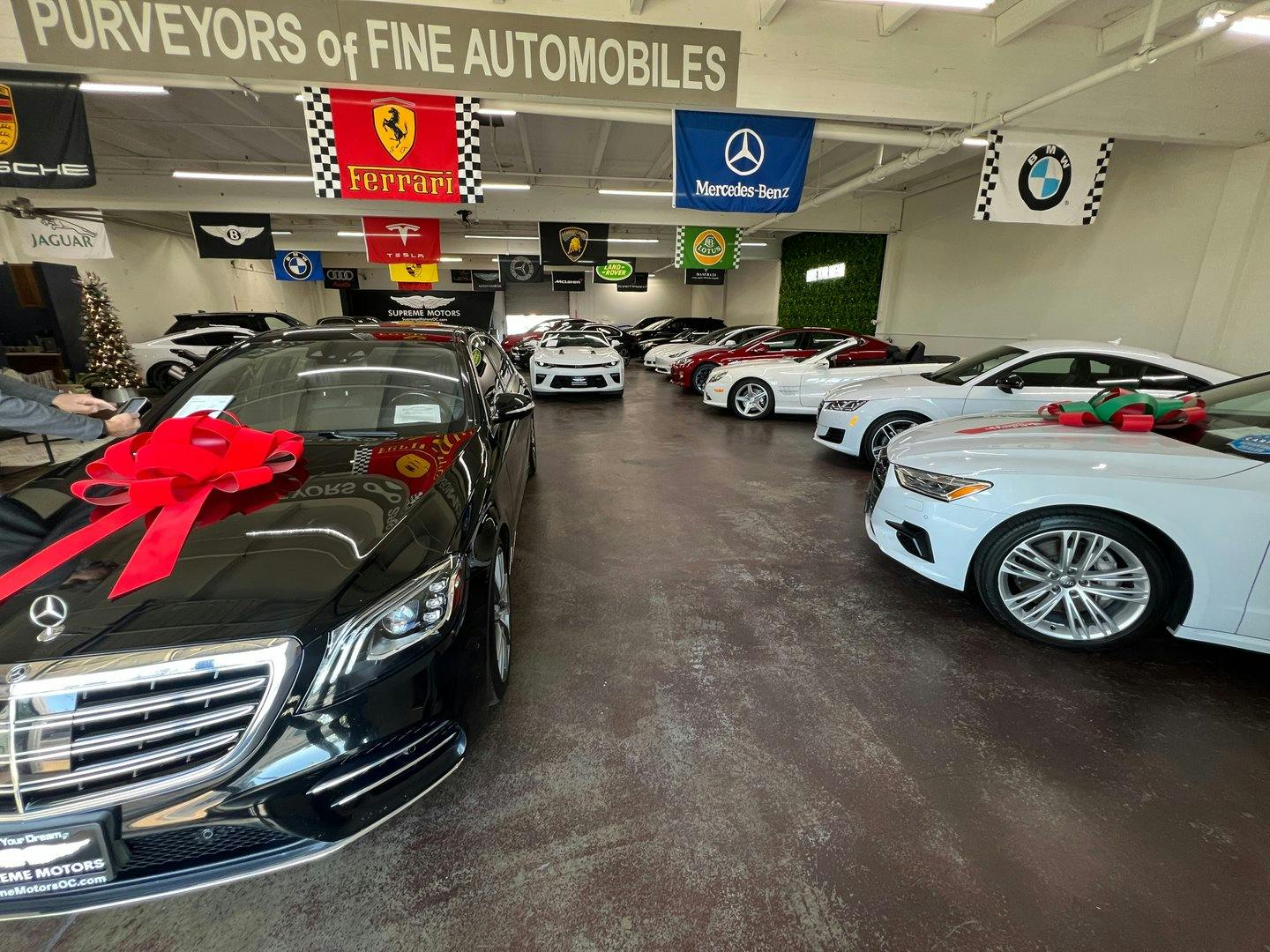 Luxury Car Dealership in Warehouse Space