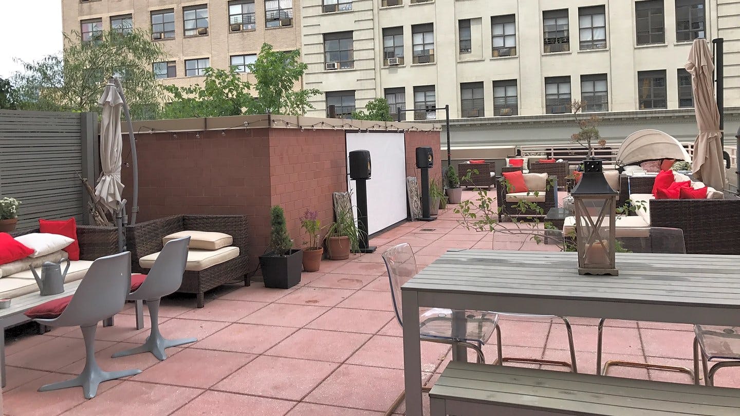 Beautiful 130 sqm Midtown Manhattan Terrace at 287 W 43rd St