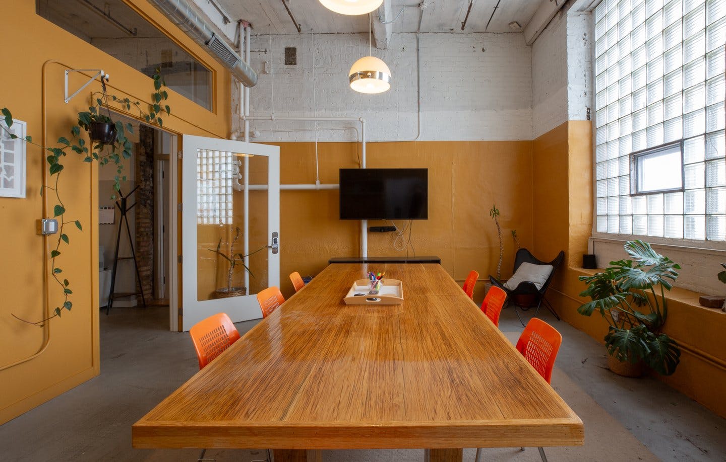 Warm Sunlit Conference Room in West Town