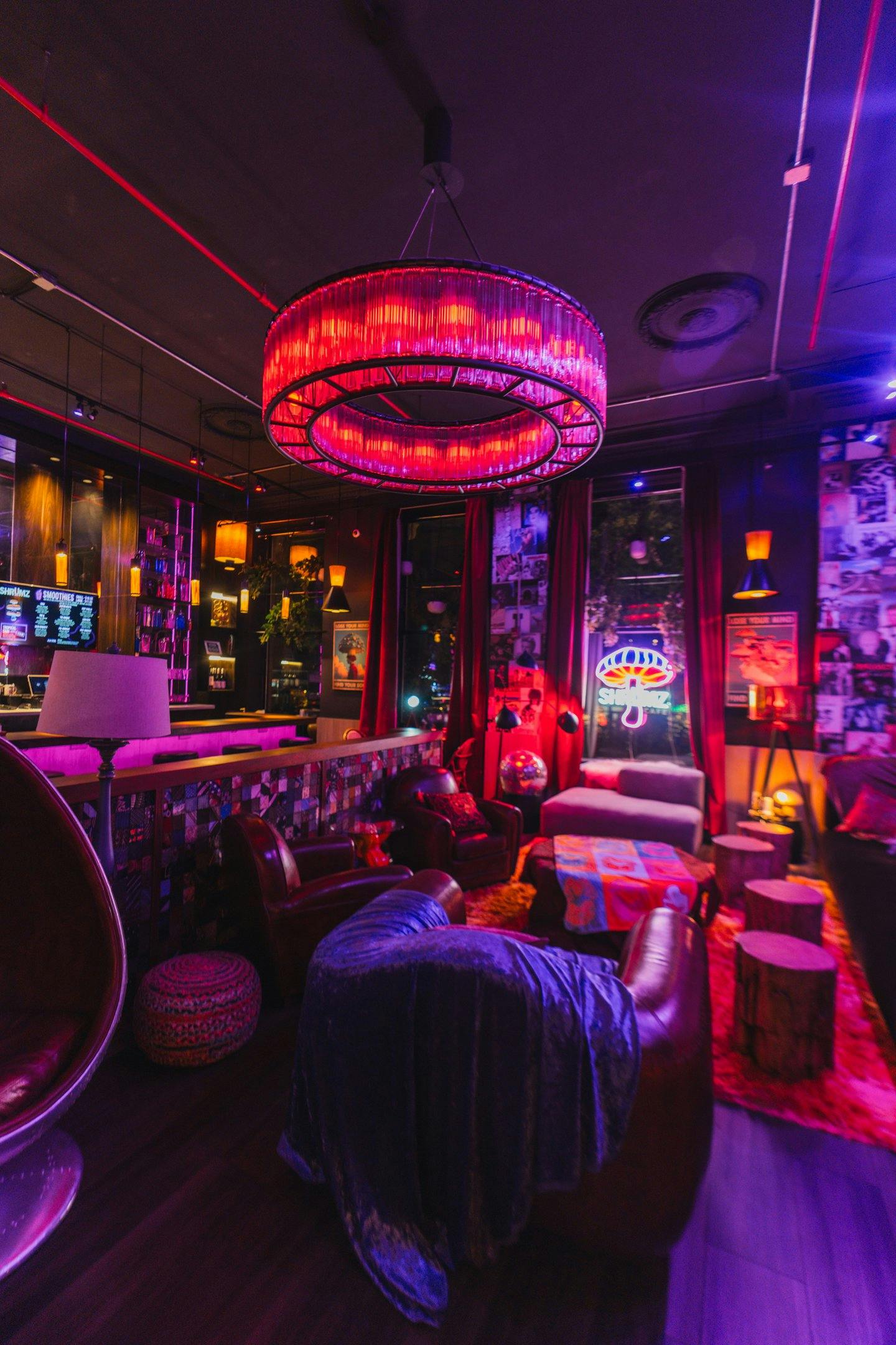 Stylish Lounge and Cafe on West 23rd Street, New York