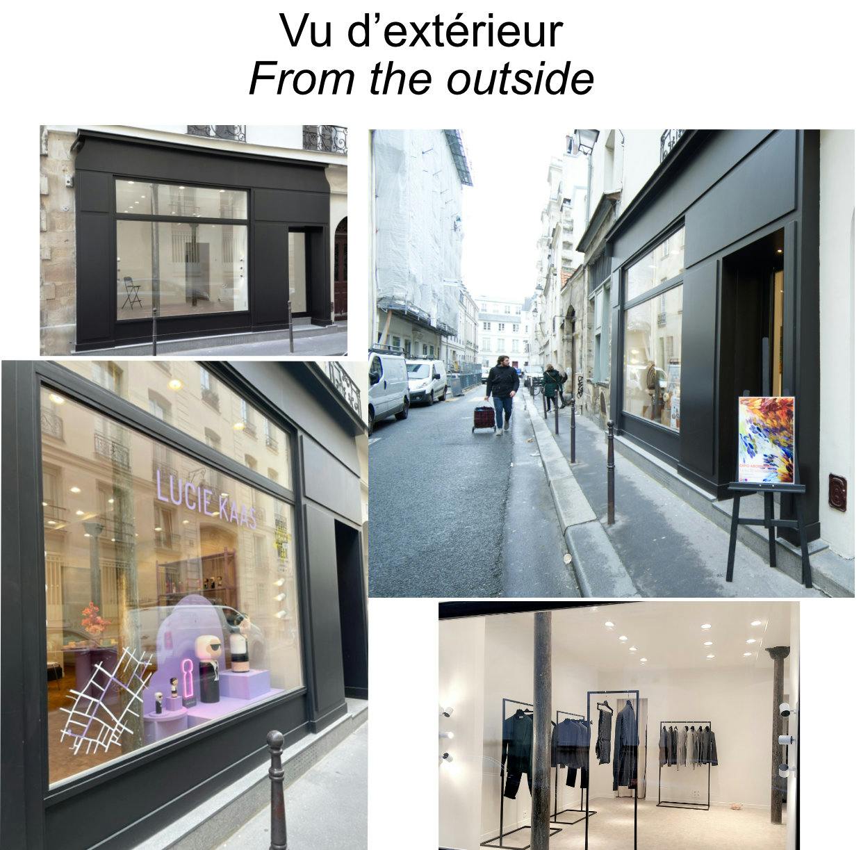 Modern 37 sqm Gallery and Showroom in Le Marais