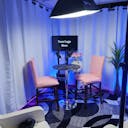 Podcast studio near the harbors