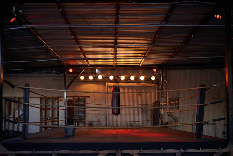 Metal Hanger and Boxing Ring - Image 2