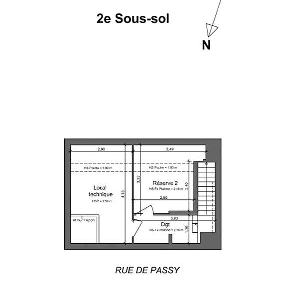 162 sqm Boutique on Rue de Passy, Paris 16th