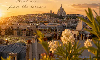 Terrasse avec vue 360 sur Paris & Appartement d'artistes - Image 2